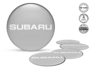 Subaru Adesivi su Ruote Loghi Cupola Resina Emblemi